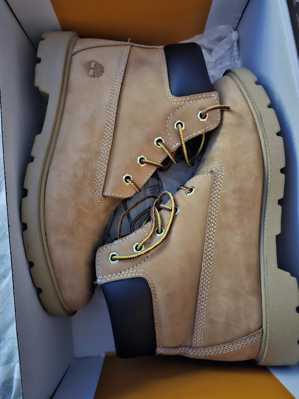 Timberland Waterproof Wheat Nubuck Work Boots